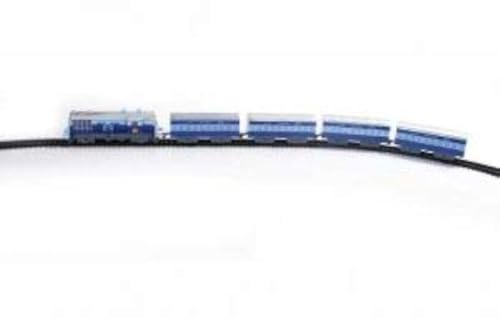 Image of Centy Toys Plastic Indian Passenger Train With Coaches & Railway Track, Pack Of 19, Multicolour