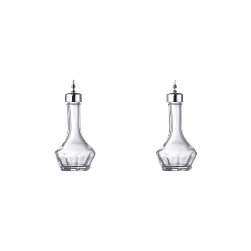 Leisurealeaneag Set di 2 bicchieri a forma di fungo, 50 ml, con cruscotto, accessori per la casa, argento, 50 ml, 12,5 x 5,7 x 4 cm