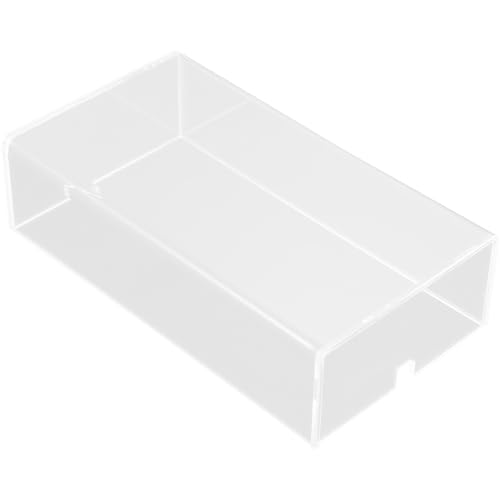 Cubierta antipolvo transparente de acrílico resistente para proteger teclado y ratón