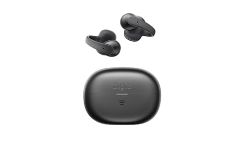 Image of SHOKZ OpenDots Air - Open-Ear, Clip-On Earbuds - Bluetooth 6.1, Up to 36 Hours of Listening, Interchangeable Earbuds, Touch Controls, Dual AI Noise-Canceling Microphones, IP55, Bassphere Technology