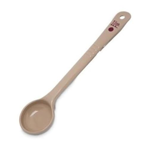 Image of 1.5 oz Solid Portion Server w /Short Handle, Polycarbonate, Beige