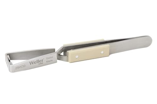 Weller Erem 29W30 Stainless Steel Flat Very Fine Tweezer, 4.75