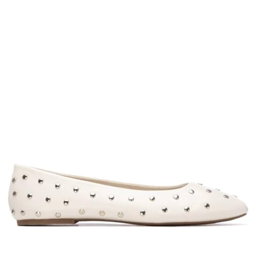 XTI - Bailarinas Mujer Hielo - Calzado Cómodo y Versátil - Moda Casual - Modelo 14511502 (Talla 41)