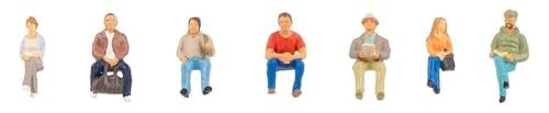 Preisvergleich Produktbild Faller 151634 Sitzende Personen I, 1:87