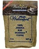Wallenford Roasted Whole Bean 100% Jamaica Blue Mountain Coffee, 4 oz bag