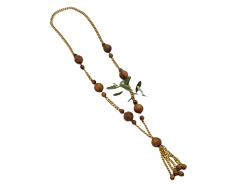Collier de perles en bois d'olivier Cover
