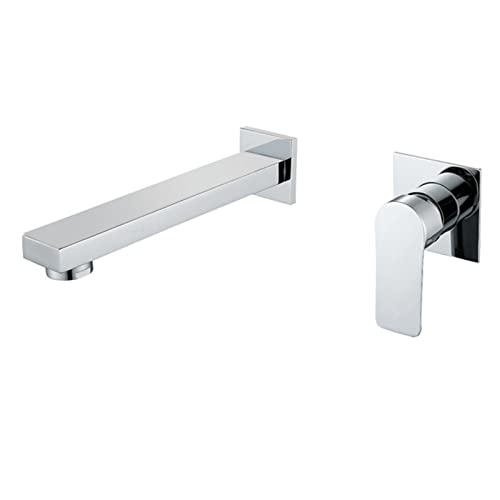 Grifo de lavabo empotrado monomando para ganar espacio y evitar goteos en el baño ZH1YFD