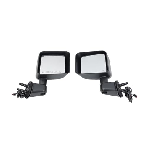 Rétroviseur latéral pour Jeep Wrangler JK 5 fils dégivrant noir rétroviseur électrique