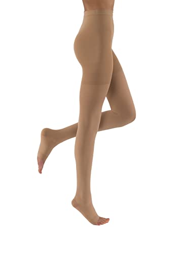 S, Beige : Jobst Relief Pantyhose 20-30mmHg Open Toe, S, Beige