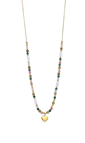 LOTUS STYLE Collar LS2553-1/2 Woman's Heart Acero inoxidable 50.00 mm Mujer