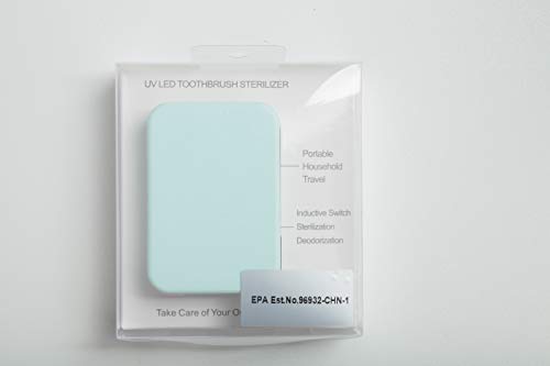 TAISHAN UV Sanitizer Toothbrush Case,Rechargeable Portable Mini Travel Toothbrush Holder,Fits All Toothbrushes for Both Electric and Manual Toothbrushes,Safety Feature, for Home and Travel