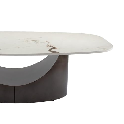 Image of Wakefit Center Table | 1 Yr Warranty | Coffee Table for Living Room Wooden, Tea Table for Living Room Wooden, Sofa Table, Free Installation from Brand, Modern Multi-Functional & Wobble-Free(Colmbian)