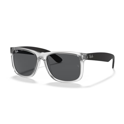 Ray Ban Gafas, Caucho transparente, 55 Unisex Adulto