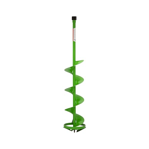 ION Turbo Auger Bit (for Use with Alpha Powerheads) 8 inch Turbo Cutting System Ice Auger Bit Steel 41425