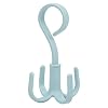 N/A Ganci rotanti a Quattro Artigli for la casa for la casa Guardaroba for Un pernottamento di plastica for Le Unghie (Color : B, Size : As The Picture Shows)
