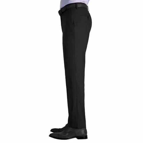 Haggar Men’s Performance Straight Fit 365 Flex Dress Pants (US, Waist Inseam, 32, 30, Regular, Regular, Black)2