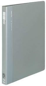 （まとめ）コクヨ リングファイル 発泡再生PP表紙A4タテ 30穴 120枚収容 背幅27mm グレー フ-F460M 1冊 【×5