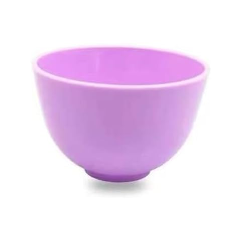 Art&Beauty 2PCS Silicone Mixing Bowls Reusable Prep and Serve Bowls Condiment Bowls Facial Mask Bowl for Skincare, DIY Craft, Mixing Facial Mask, Resin, Acrylic Painting, Holding Ingredient(Purple) Cover