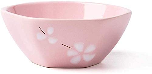 ERoomQ Pasta Bowls Bowl Home Practical Tableware Creative Personality Hexagon Bowl Ceramic Bowl Fruit Dessert Salad Bowl Porridge Bowl Soup Bowl a Variety of,