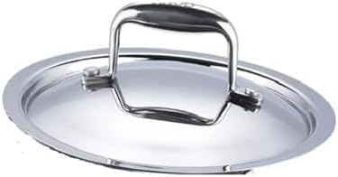 Stainless Steel Lids for Casserole pots,Stock Pot with Steel Bridge Handle (30 cm Diameter)