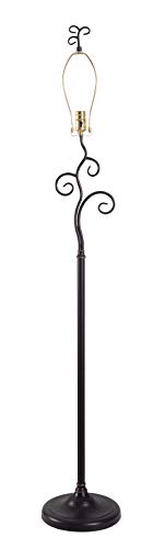 Kenroy Home 31381BRZ Richardson Floor Lamp, 61 Inch Height, 17 Inch Diameter, Bronze