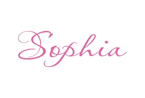 LucyLews Name Wall Decal for Girls Bedroom, Personalized Decor