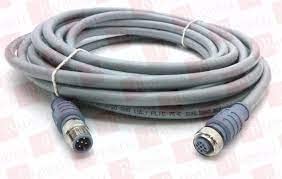 RSC RKC 5711-2M, Cordset, Str M12 M 5p to Str M12 F 5p, 2X(16/20) AWG Drain 2m, PVC Gray, U0318-2