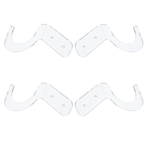 Wanlian 2 Piece Acrylic Bat Wall Mount Bracket, Softball Bat Display Stand For Any Baseball Bat (Bat Wall Mount - Clear) #TOP4