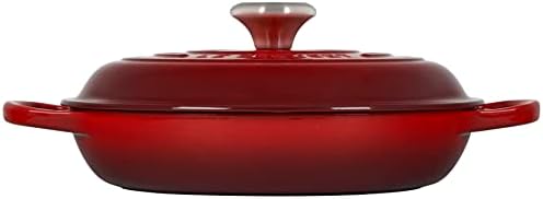 Le Creuset Enameled Cast Iron Signature Braiser, 2.25 qt., Cerise