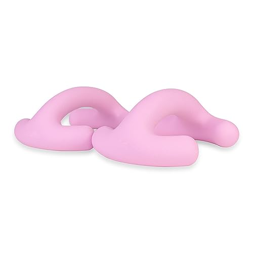 STONESAM Convertible Kettlebell Dumbbell, 2.75 lb Pair, Pink