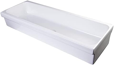 ALFI brand AB48TR Bathroom Trough Sink, 48", White