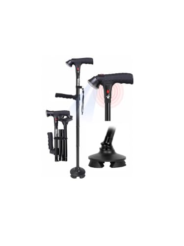 TIRAROME Smart Cane with Alarm & Light
