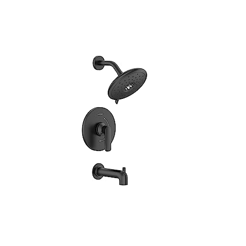 American Standard TU061508.243 Aspirations Tub and Shower Trim Kit, 1.8 GPM, Matte Black