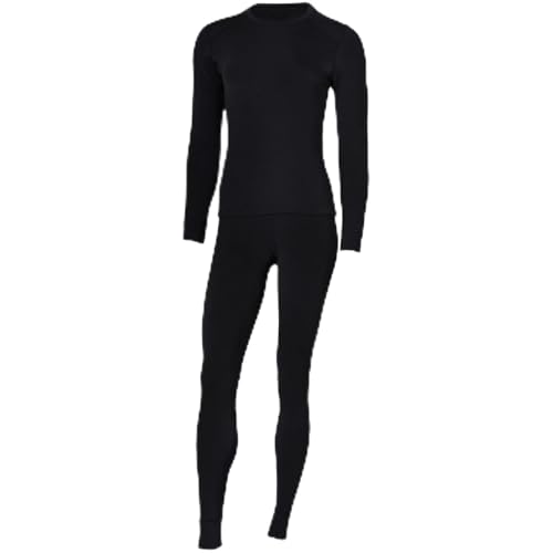 Image of Women Thermal Underwear Long Johns Set with Fleece Lined Ultra Soft Base Layer Cold Weather Top Bottom