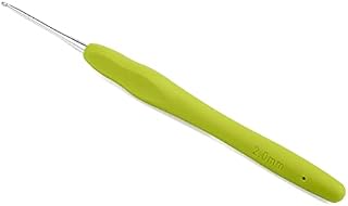 Extra Long Crochet Hooks, Aluminum Crochet Hook with Ergonomic Grip Soft Handles, Crochet Needles for Yarn Craft and Arthritic Hands (7mm)