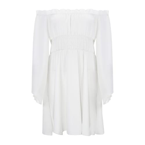 Robe à une épaule fluide et agréable à porter pour sortie décontractée