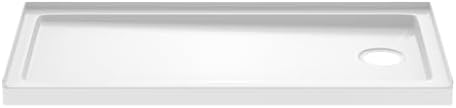 PROFLO PFSBA6030R Hammond 60" x 30" Rectangular Shower Base with Single Threshold and Right Drain - White
