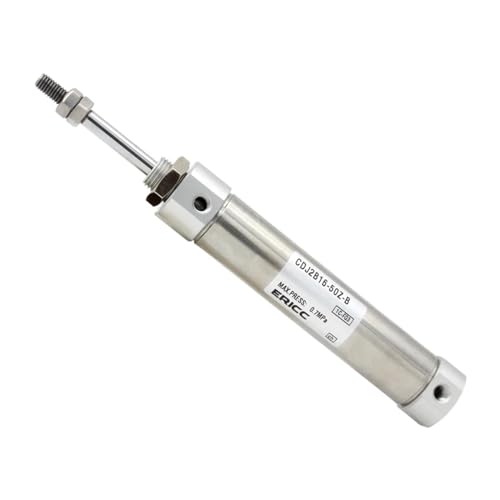 Mini cilindro neumático CDJ2B6 con diámetro de 6mm y carrera ajustable de 5~50mm 7