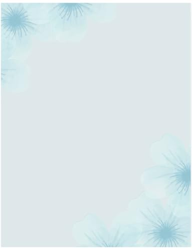 Blue Floral Notebook – Stylish Journal