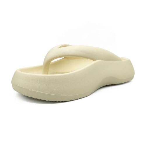 Pillow Slippers for Women Flip Flops Slide Sandals Shoes Cloud Slides Cushion Thick Sole