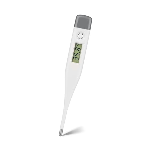 Image of Intelligent Digital Thermometer,LCD Display Screen,Fast Measurement,Suitable for Children and Adults,Easy to Maintain Cleanliness and Hygiene,Bringing Family Health,Grey
