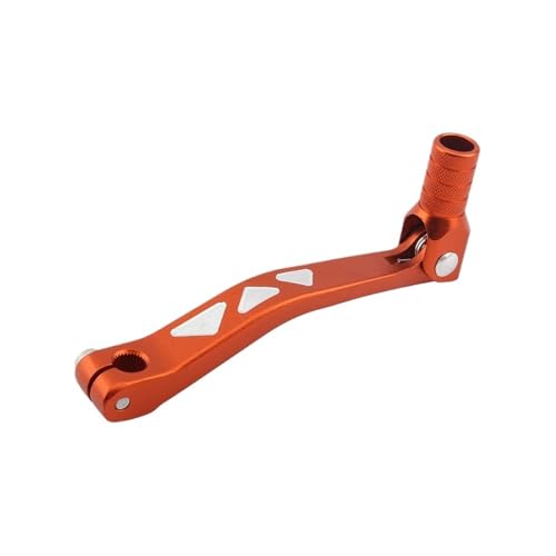 Levier de changement de vitesse pliable orange pour pit bike XR CRF 110cc