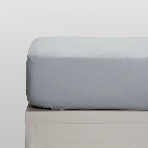 10XDIEZ Sábanas bajeras Franela Gris (Gris - Cama 105 cm)
