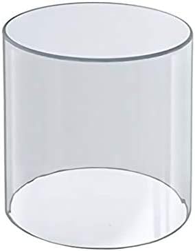 Clear Round Acrylic Cylinder – Easy Set up Round Display Dustproof Protection Case for Collectibles, Figure and Items (8 inches)