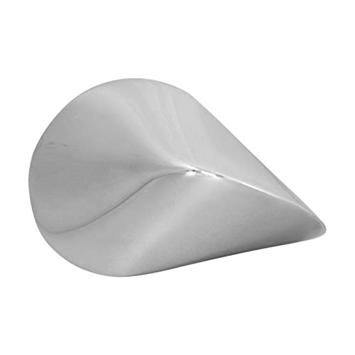 Juguete de escritorio Oloid, forma geométrica hipnótica, alivio del estrés, con superficies de acero inoxidable alisado, para decoración de oficina y reducción de ansiedad