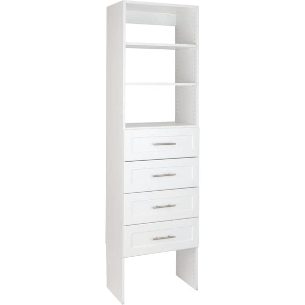 Modular Closets Vista Collection Legs for Tower Units (add on) (White, 19.5