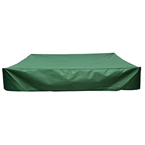 Sandkastenabdeckung, wasserdicht, staubdicht, Spielzeug, Sandkasten Überdachung, faltbar, Regenschutz, Garten, Swimmingpool, 150x150cm