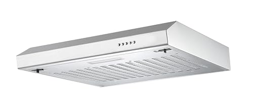 Respekta Sina Unterbauhaube aus Edelstahl/Dunstabzugshaube 50 cm/Gehäuse aus hochwertigem Edelstahl/Abluft - und Umluftfunktion / CH500IX-19 / Energieeffizienzklasse A+ / 5364 dB
