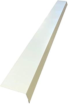 EAGLE 1 - 5 FT Long Roof Drip Edge Flashing- 26 Gauge- 60"x4" x1.5"- 75 Degree Angle - Easy to Install- Matching Screws and Hex Bit Driver Included- Many Colors 2, Lightstone