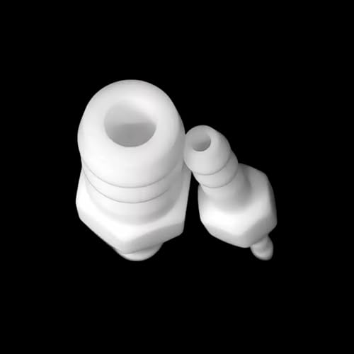 Conector reductor PTFE para mangueras con acoplamiento de espiga y diámetro variable de 4mm 8